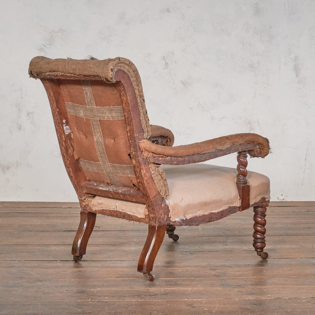 Antique Open Armchair att' to Gillows-Antique Seating-KONTRAST