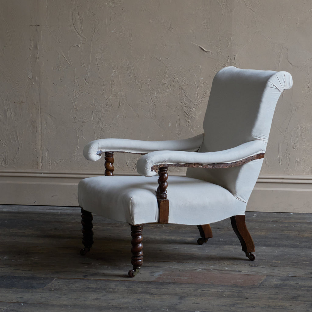 Antique Open Armchair att' to Gillows-Antique Seating-KONTRAST