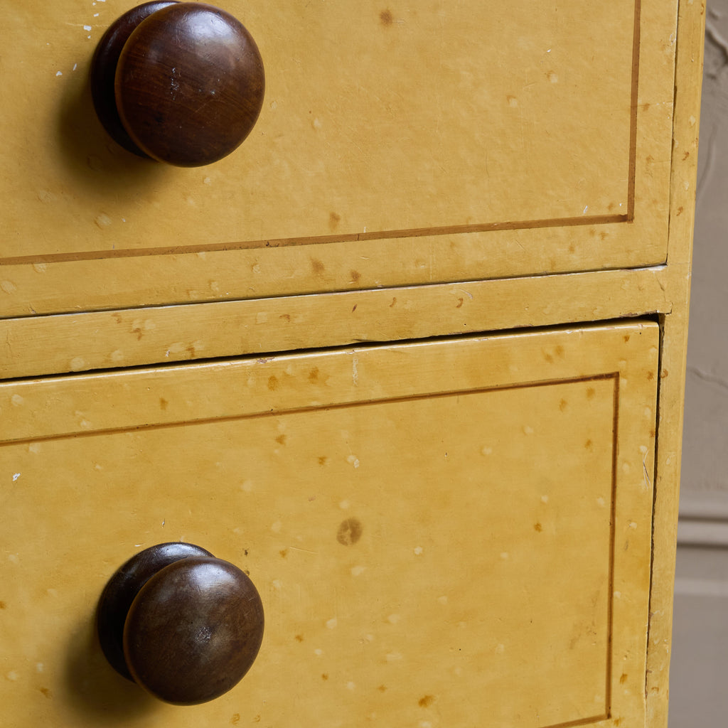 Antique Painted Pine Chest of Drawers-Antique Storage-KONTRAST