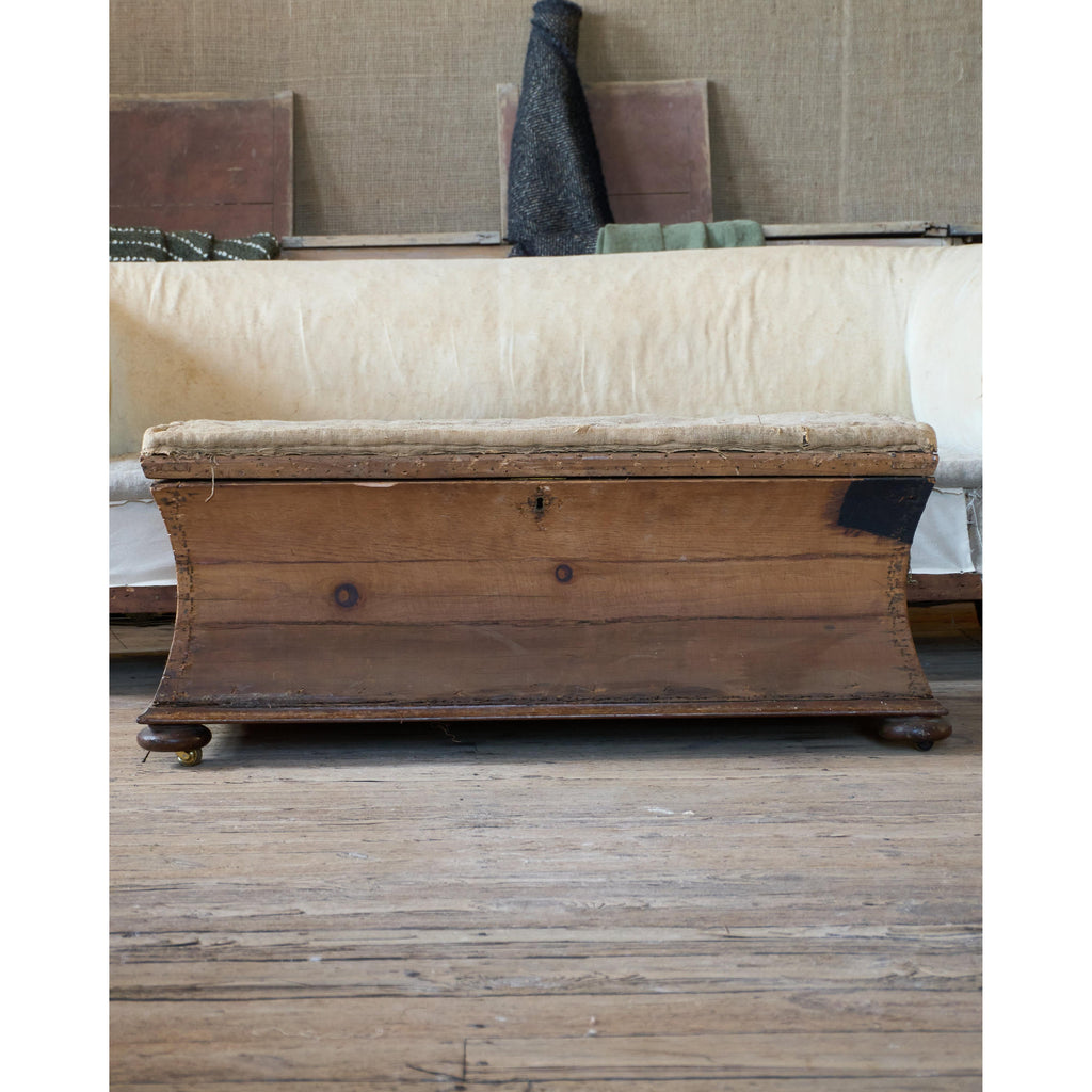 Antique Sarcophagus Ottoman - for upholstery-Antique Seating-KONTRAST