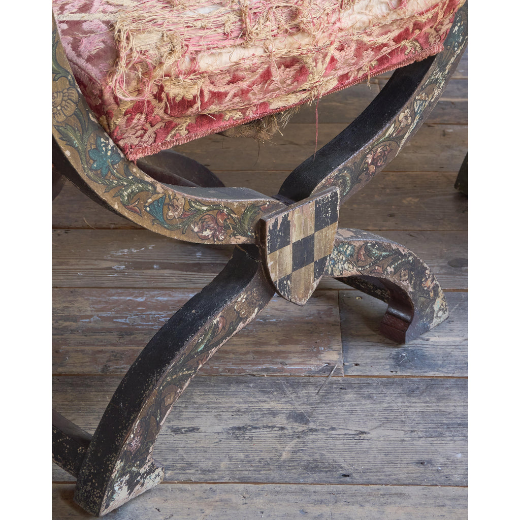 Antique Savonarola Armchairs by White, Allom & Co.-Antique Seating-KONTRAST