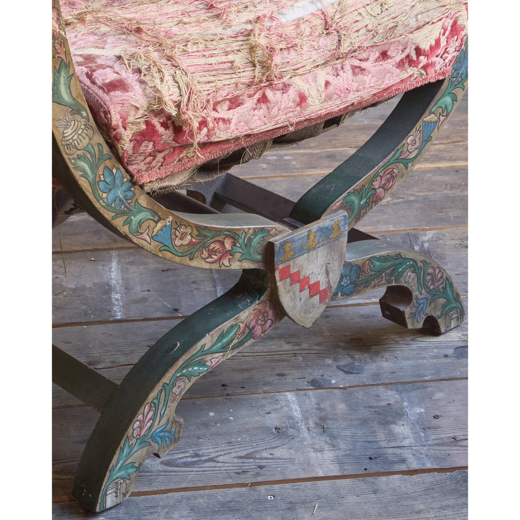 Antique Savonarola Armchairs by White, Allom & Co.-Antique Seating-KONTRAST
