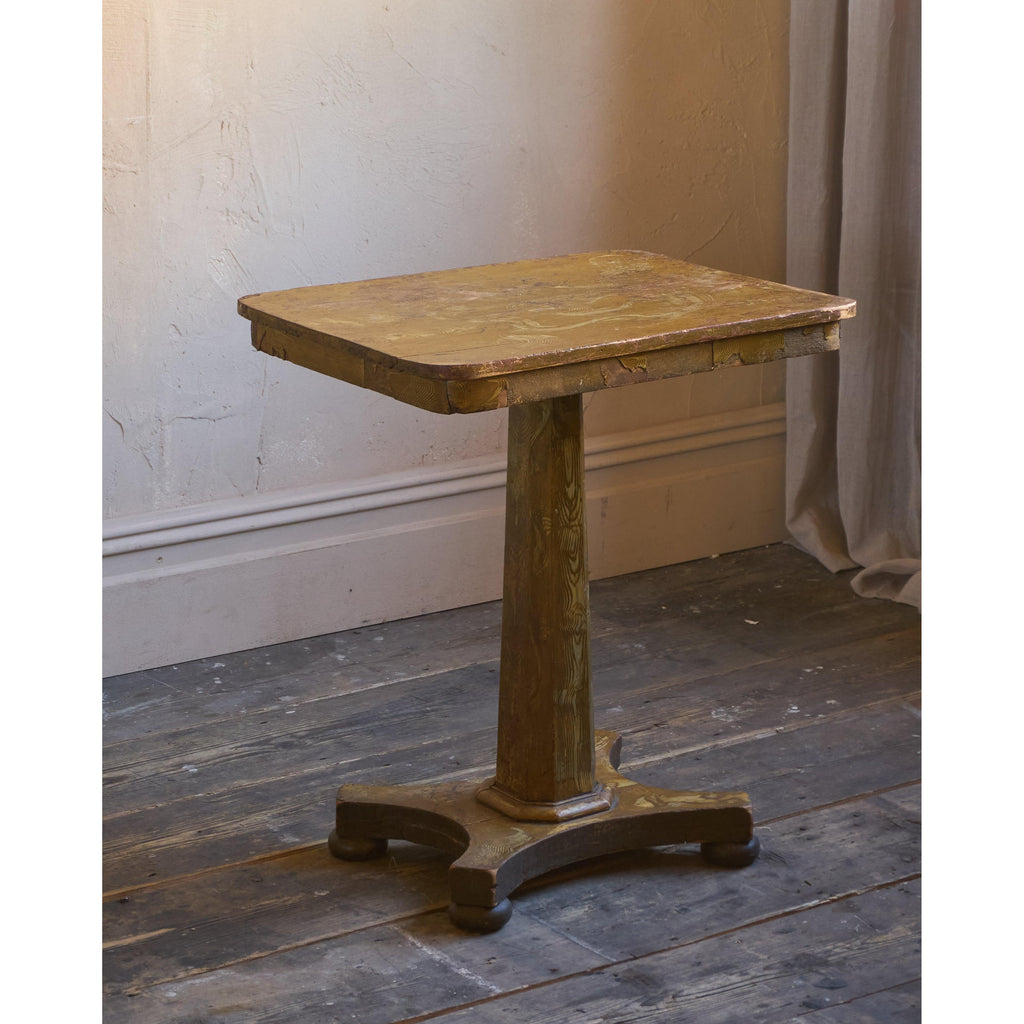 Antique Scumble Painted Side Table-Antique Tables-KONTRAST