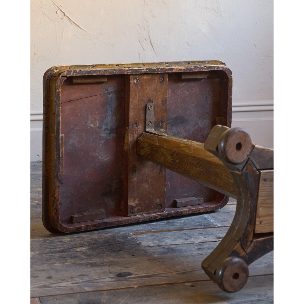 Antique Scumble Painted Side Table-Antique Tables-KONTRAST