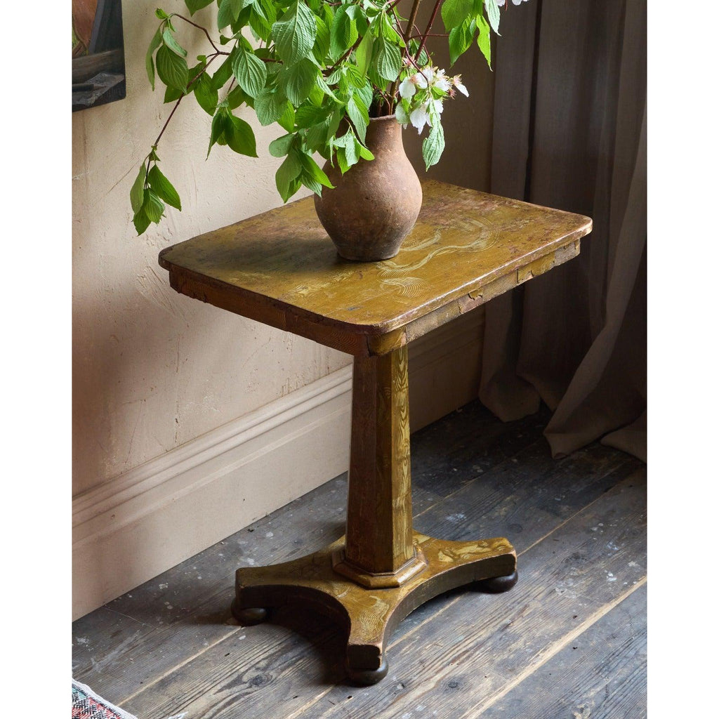Antique Scumble Painted Side Table-Antique Tables-KONTRAST