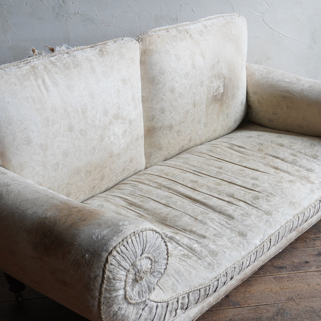 Antique Sofa - bolster arm, att' to Gillows-Antique Seating-KONTRAST