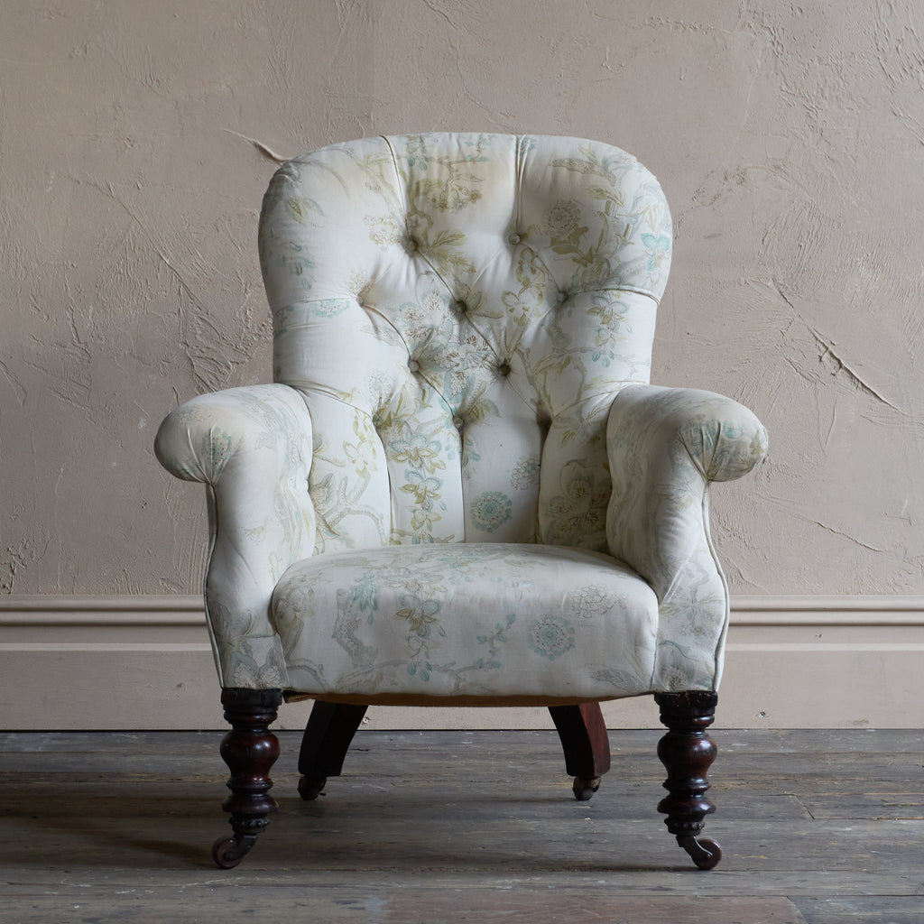 Antique Spoon Back Armchair-Antique Seating-KONTRAST