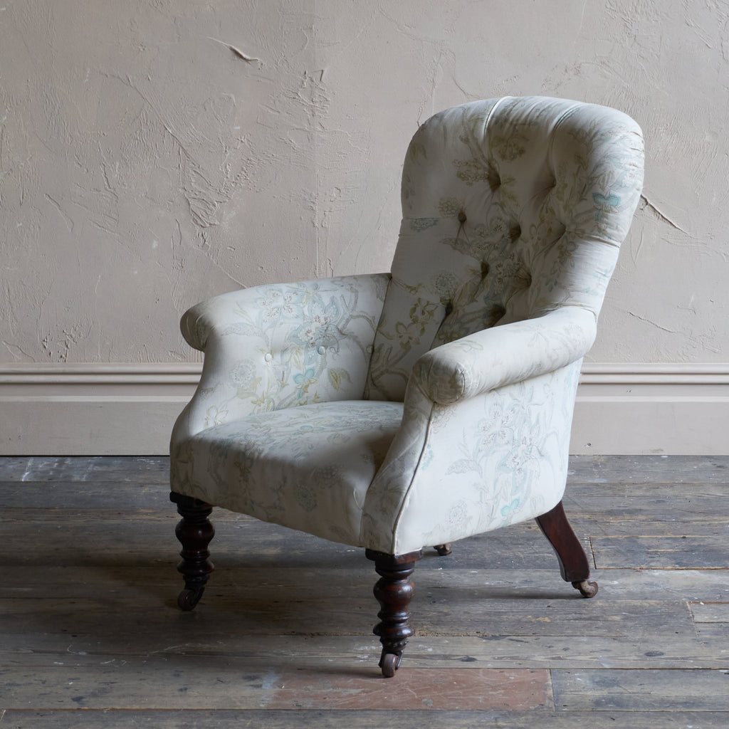 Antique Spoon Back Armchair-Antique Seating-KONTRAST