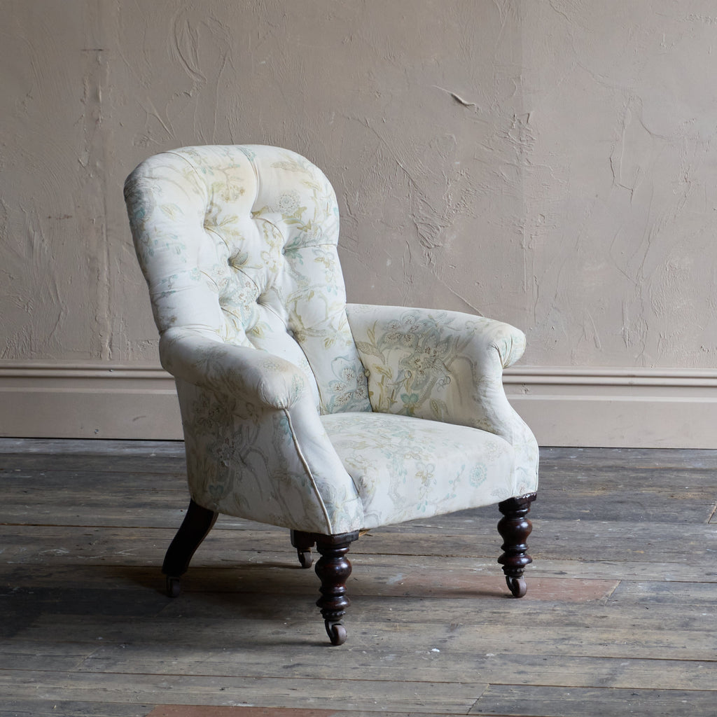 Antique Spoon Back Armchair-Antique Seating-KONTRAST