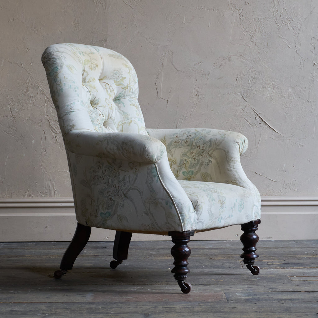 Antique Spoon Back Armchair-Antique Seating-KONTRAST