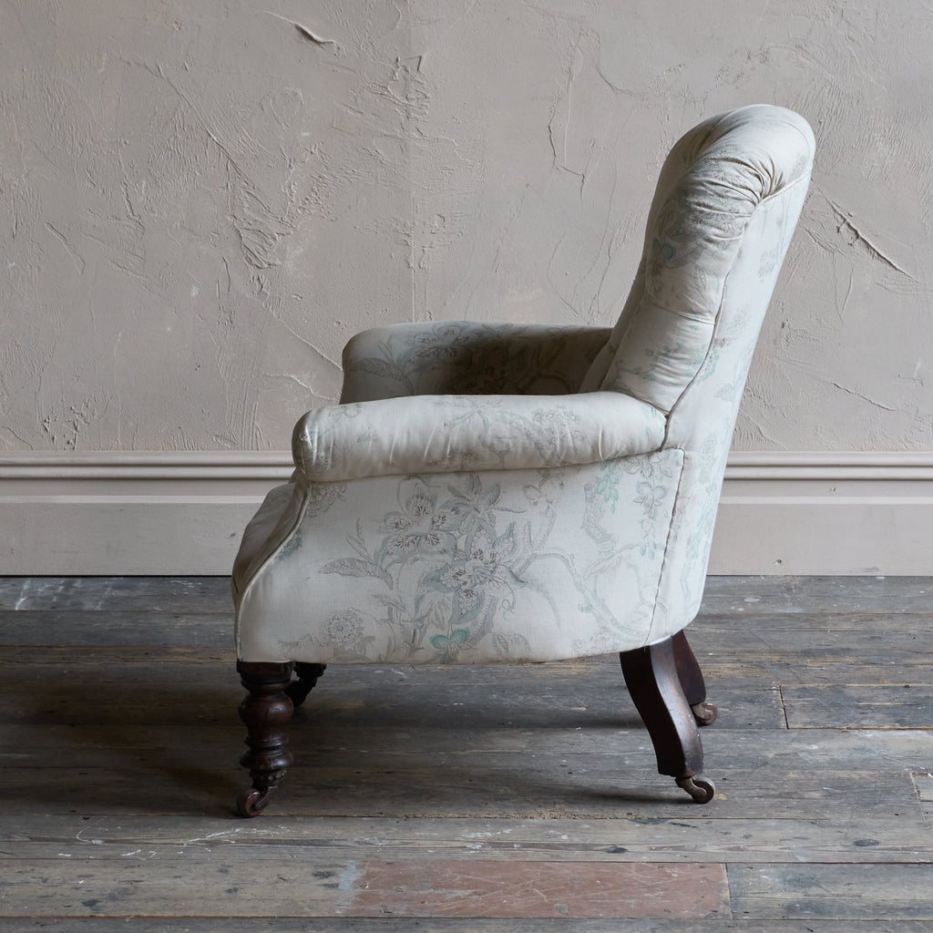 Antique Spoon Back Armchair-Antique Seating-KONTRAST