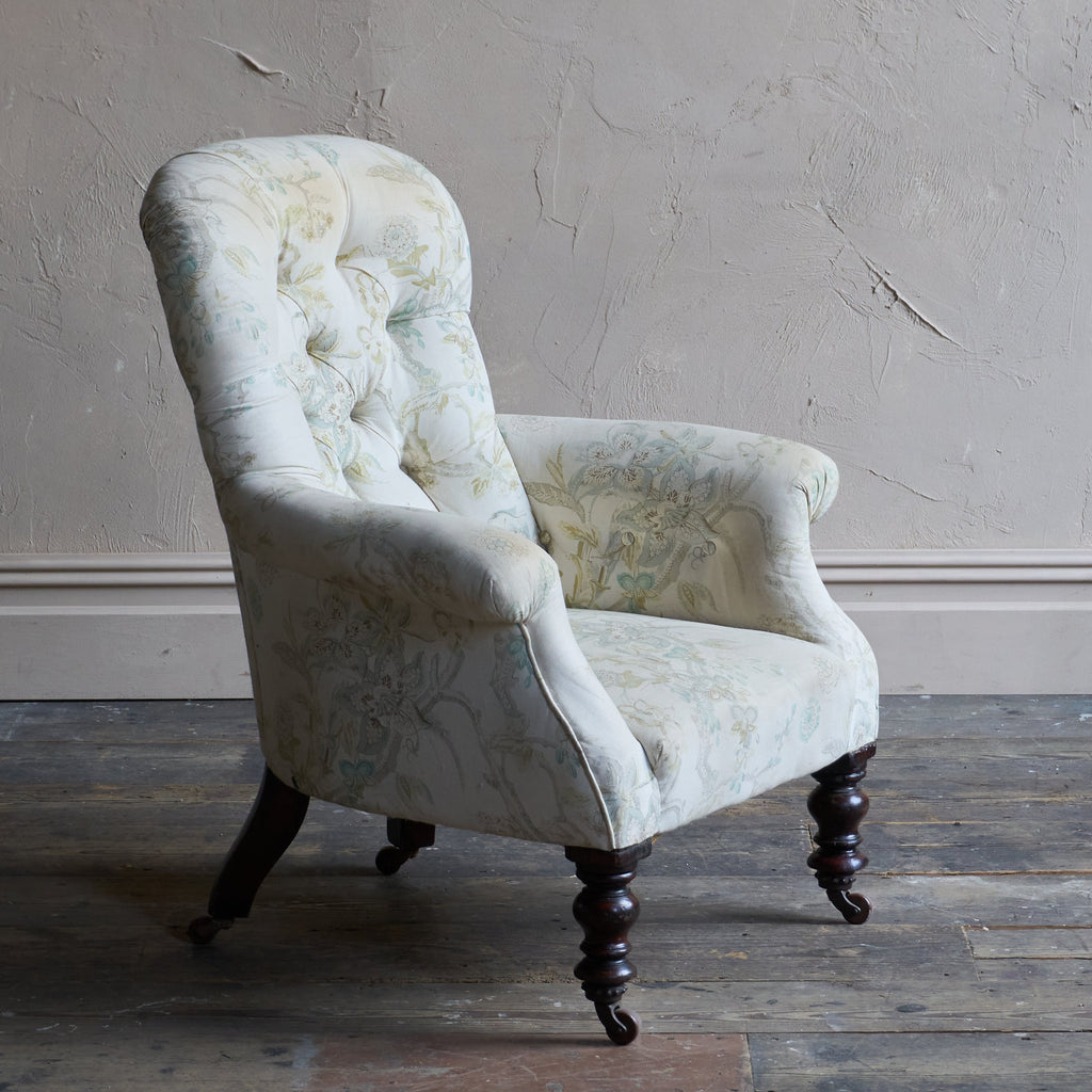 Antique Spoon Back Armchair-Antique Seating-KONTRAST