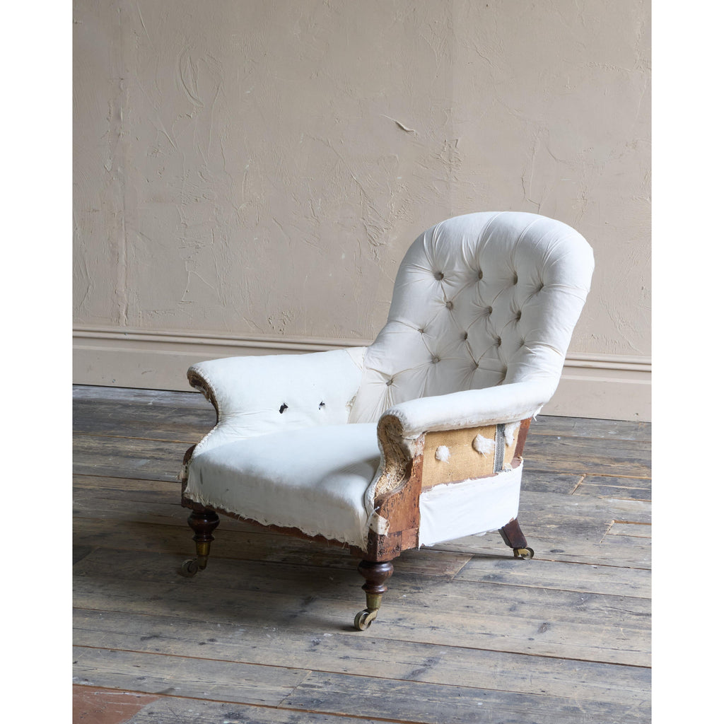 Antique Spoonback Armchair by C. Hindley & Sons - lined-Antique Seating-KONTRAST