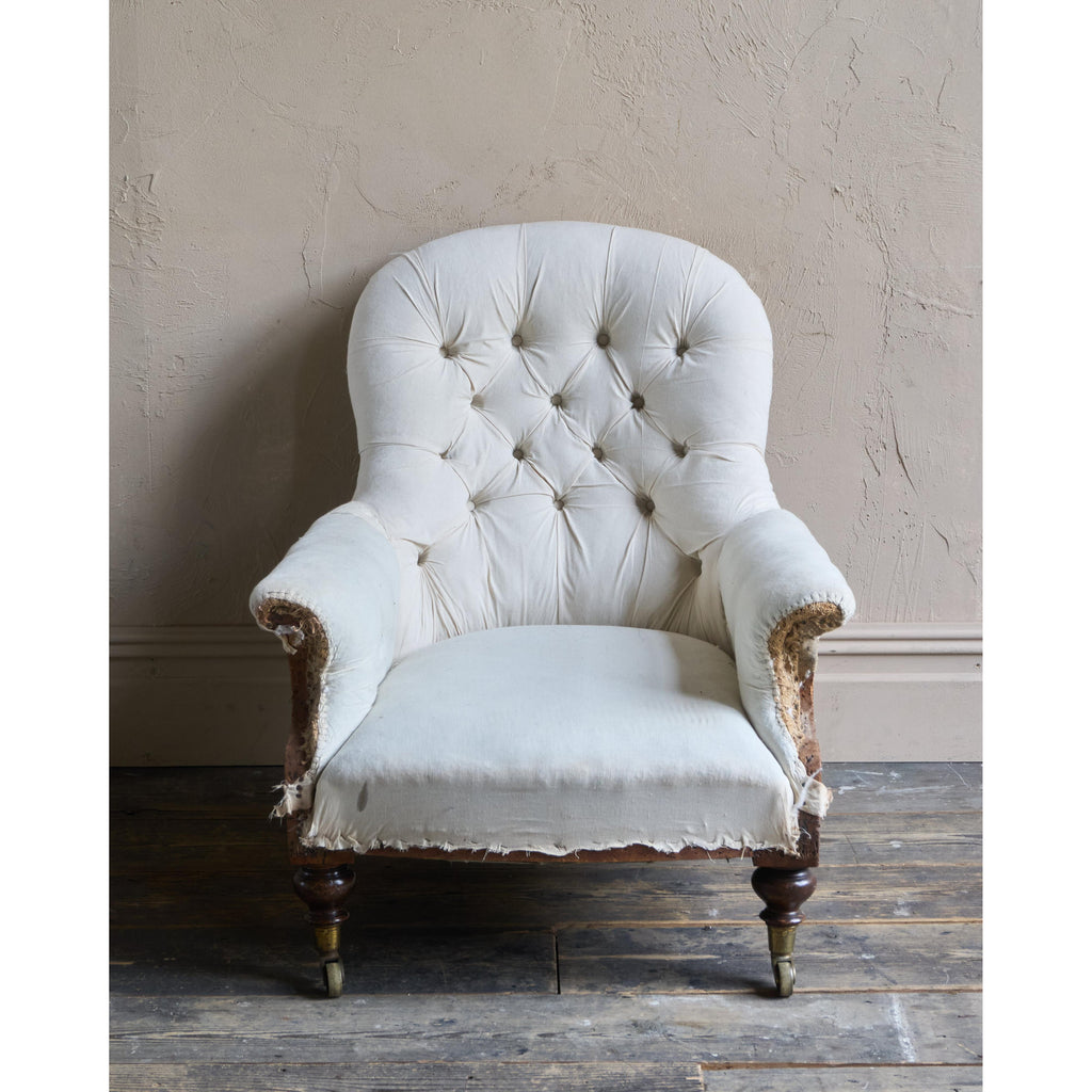 Antique Spoonback Armchair by C. Hindley & Sons - lined-Antique Seating-KONTRAST