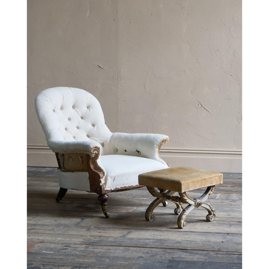 Antique Spoonback Armchair by C. Hindley & Sons - lined-Antique Seating-KONTRAST