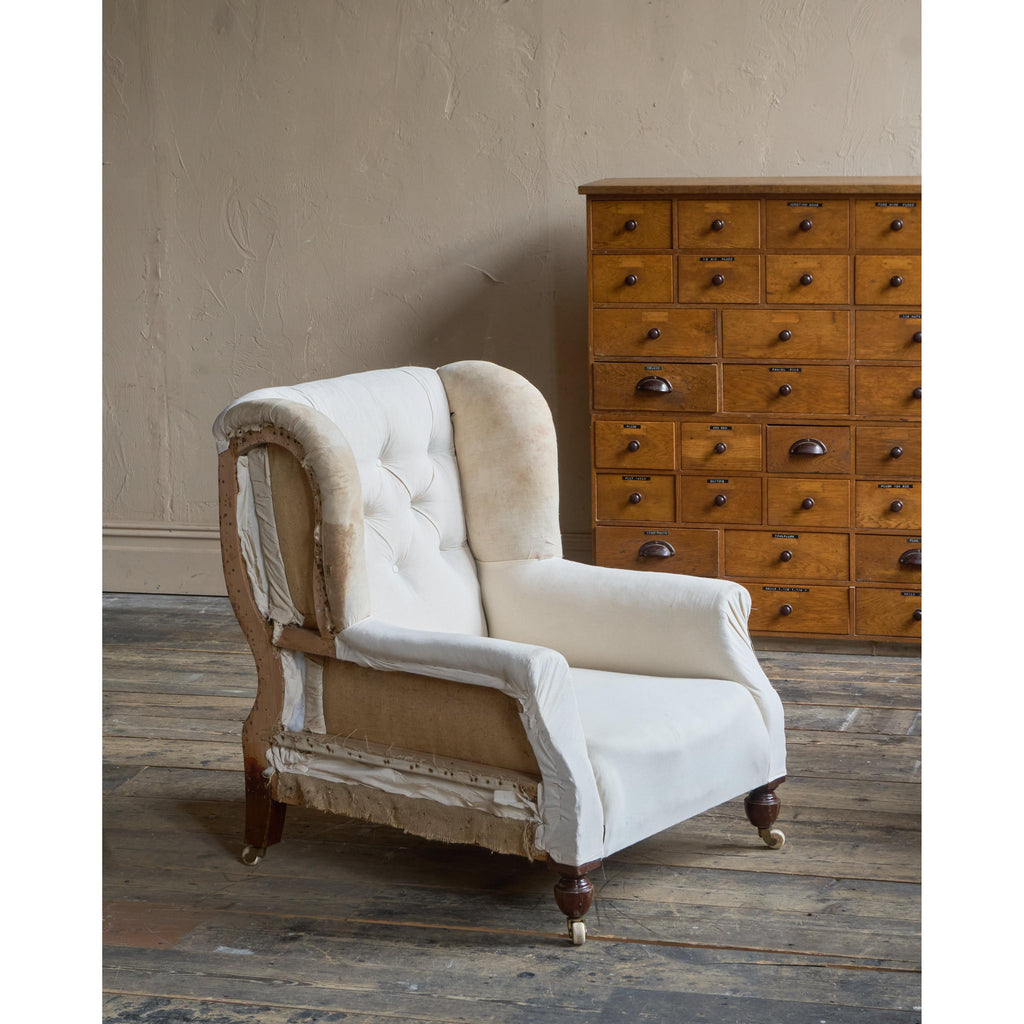 Antique Wingback Armchair att to Sopwith-Antique Seating-KONTRAST