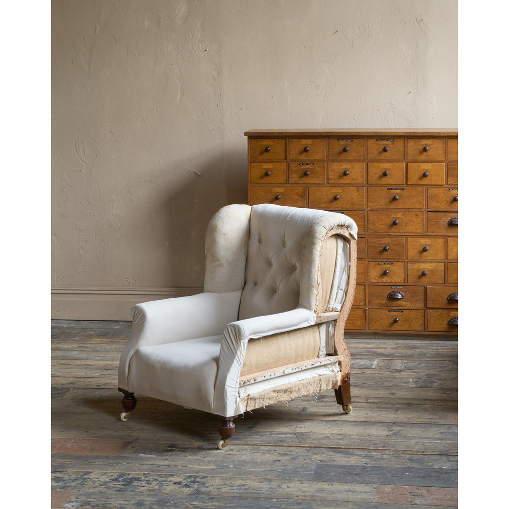 Antique Wingback Armchair att to Sopwith-Antique Seating-KONTRAST
