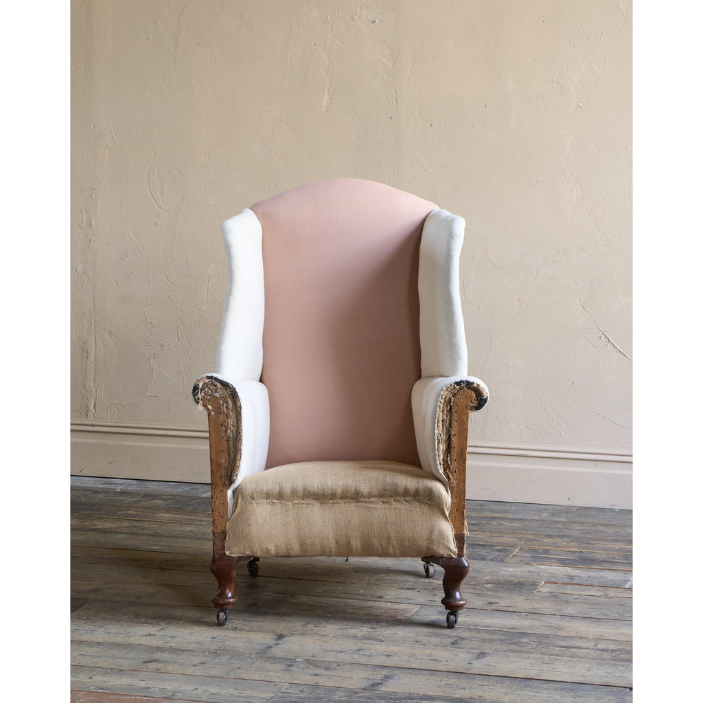 Antique Wingback Armchair - now restored-Antique Seating-KONTRAST