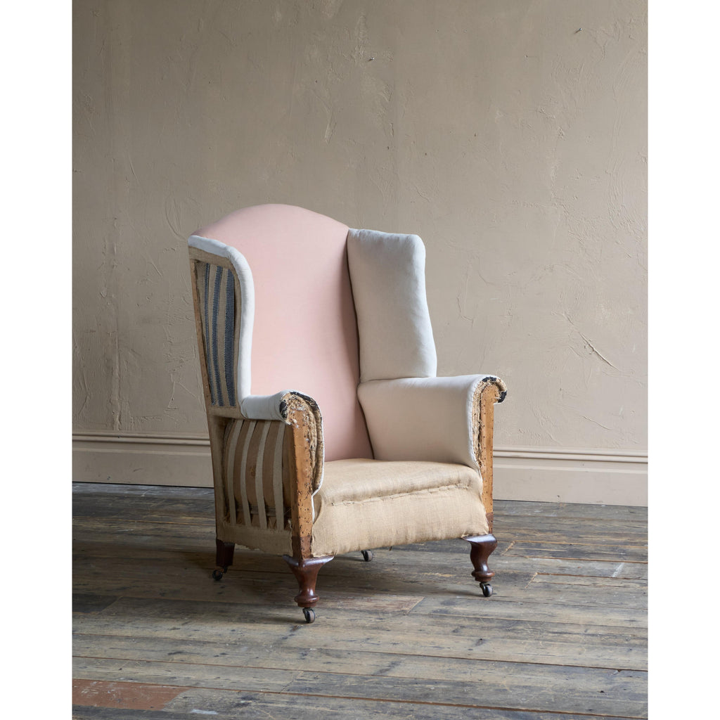 Antique Wingback Armchair - now restored-Antique Seating-KONTRAST