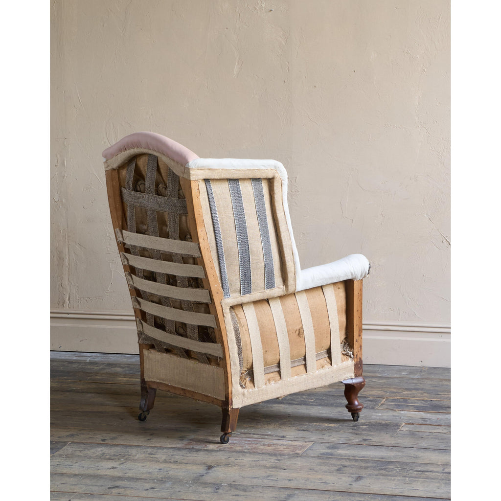 Antique Wingback Armchair - now restored-Antique Seating-KONTRAST