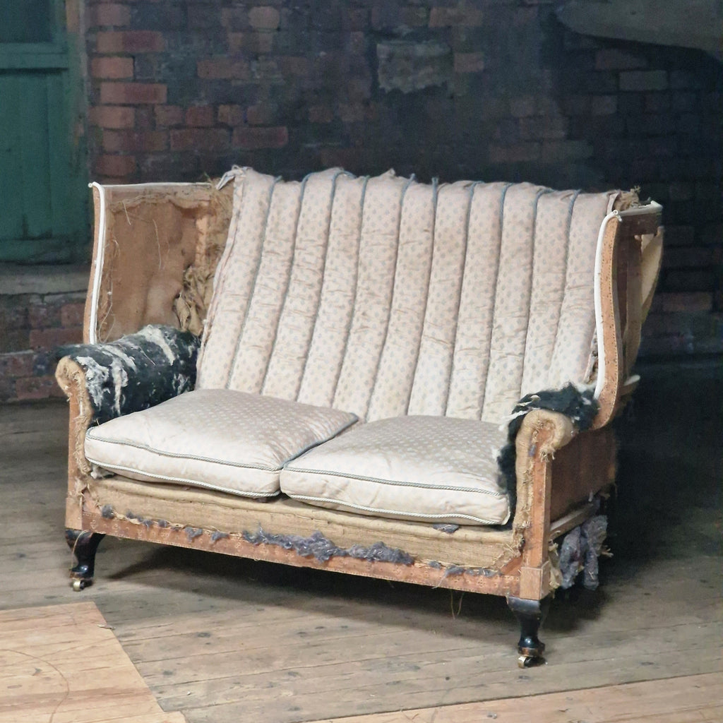 Antique Wingback Sofa-KONTRAST