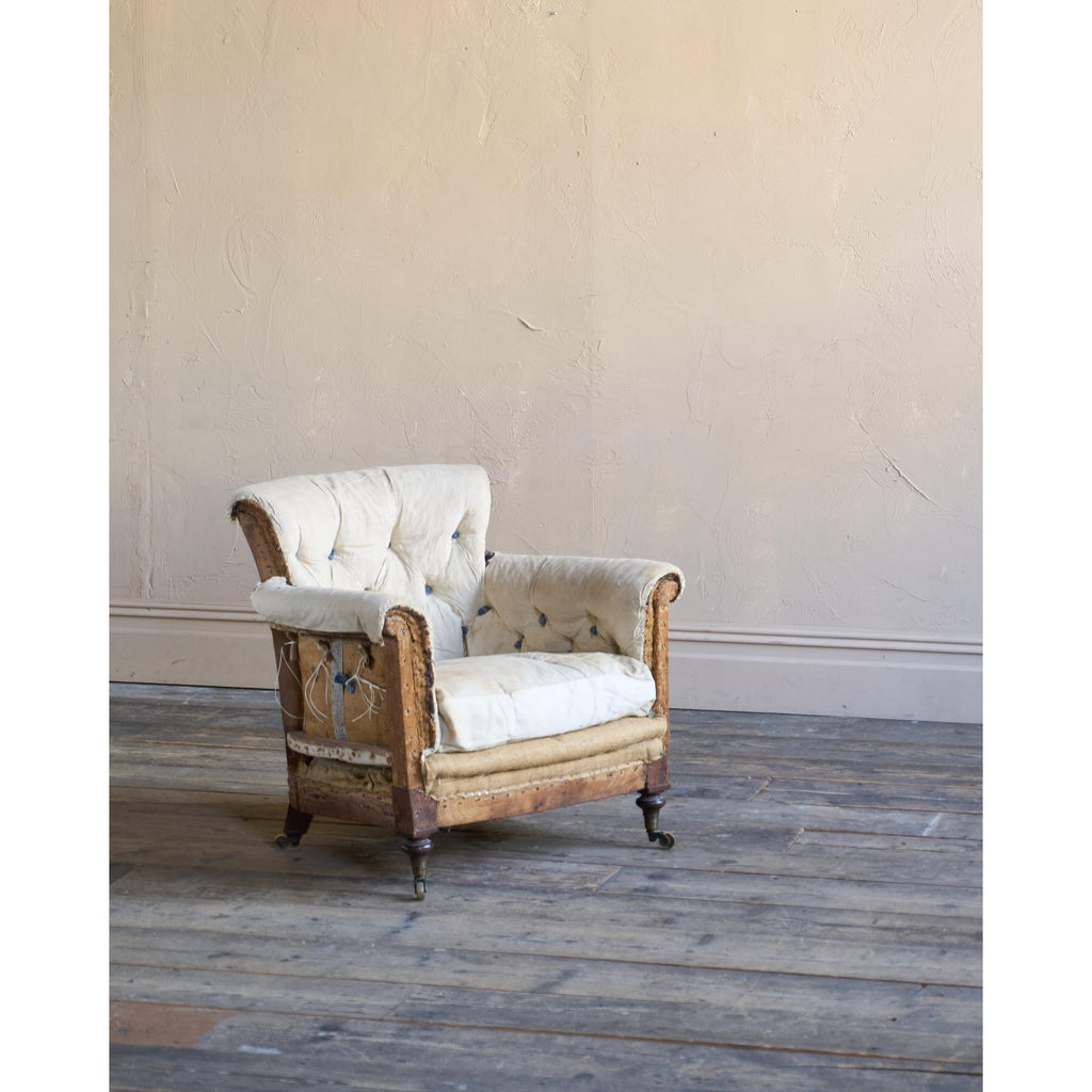 Antique Woodstock Style Armchair-Antique Seating-KONTRAST