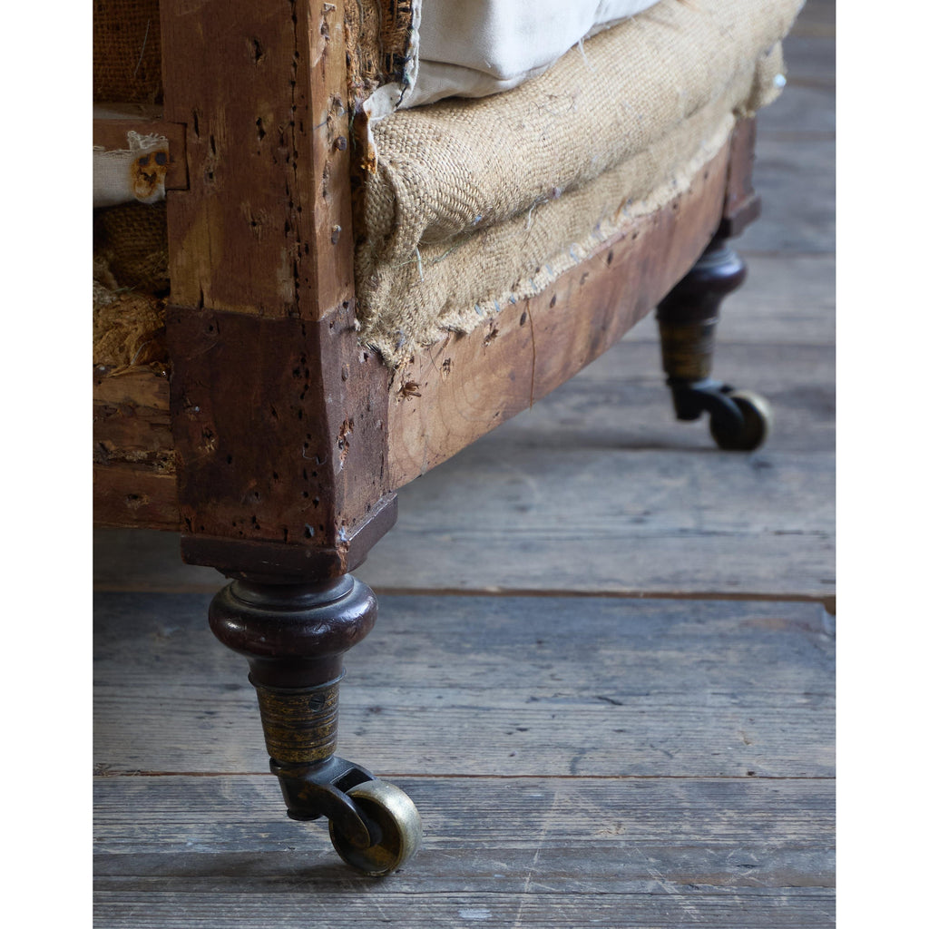 Antique Woodstock Style Armchair-Antique Seating-KONTRAST