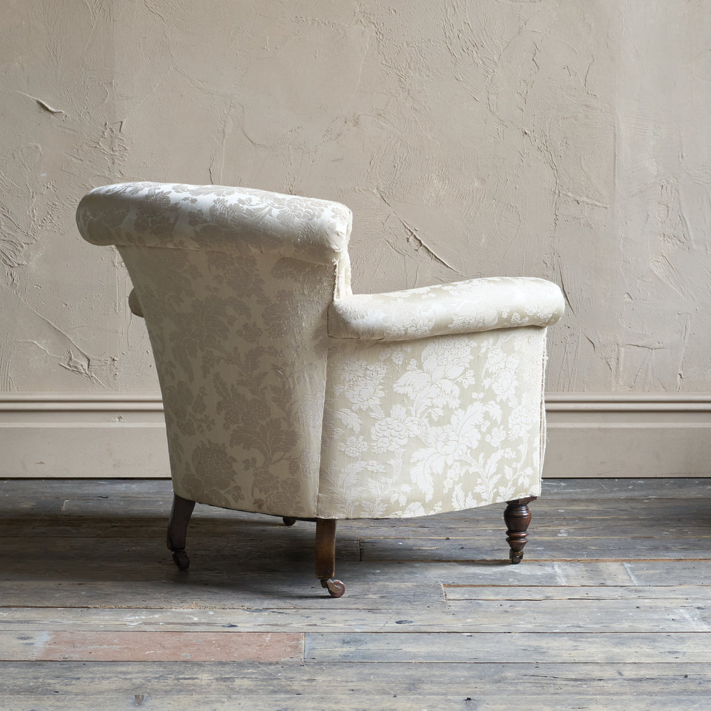 Antique Woodstock Style Tub Armchair-Antique Seating-KONTRAST