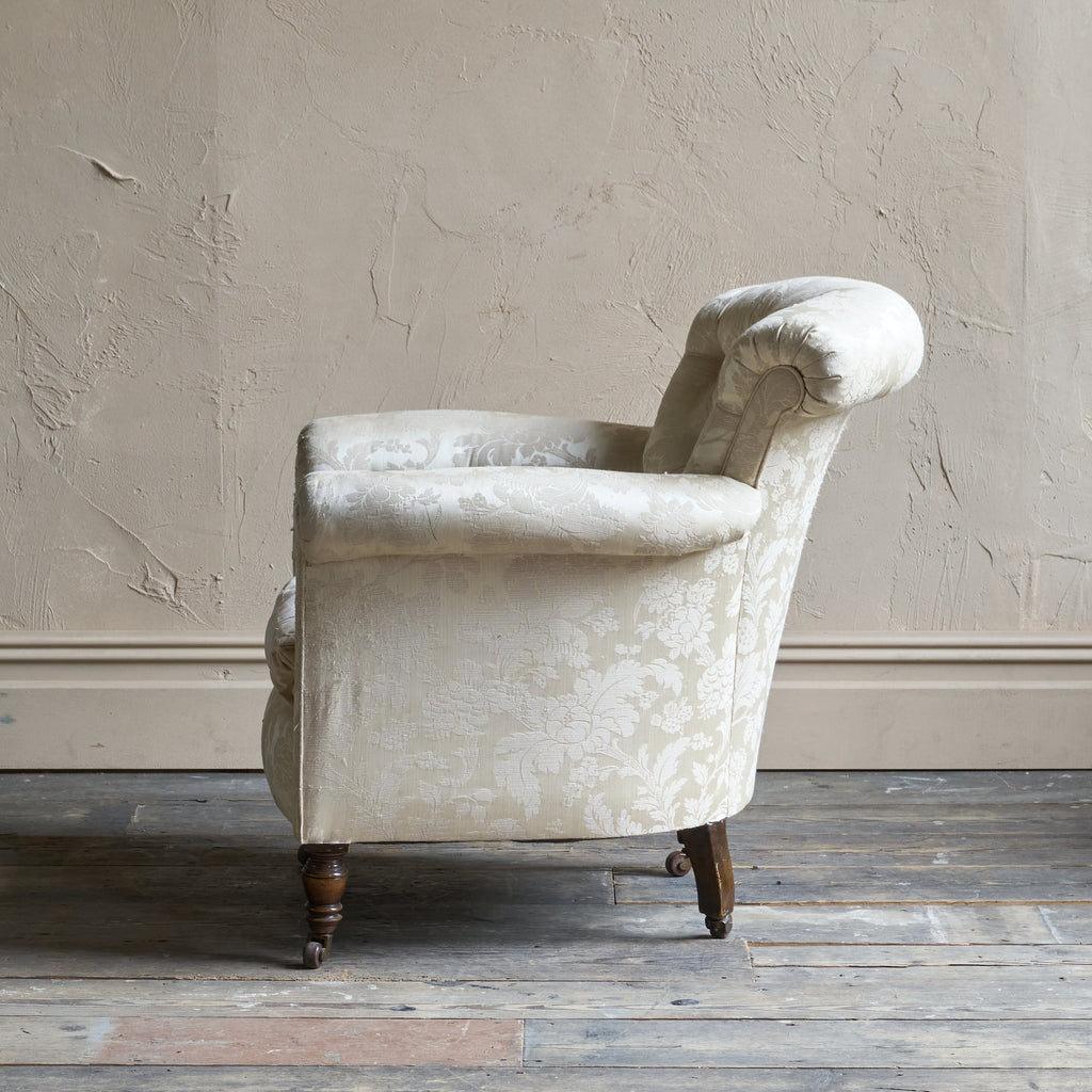 Antique Woodstock Style Tub Armchair-Antique Seating-KONTRAST