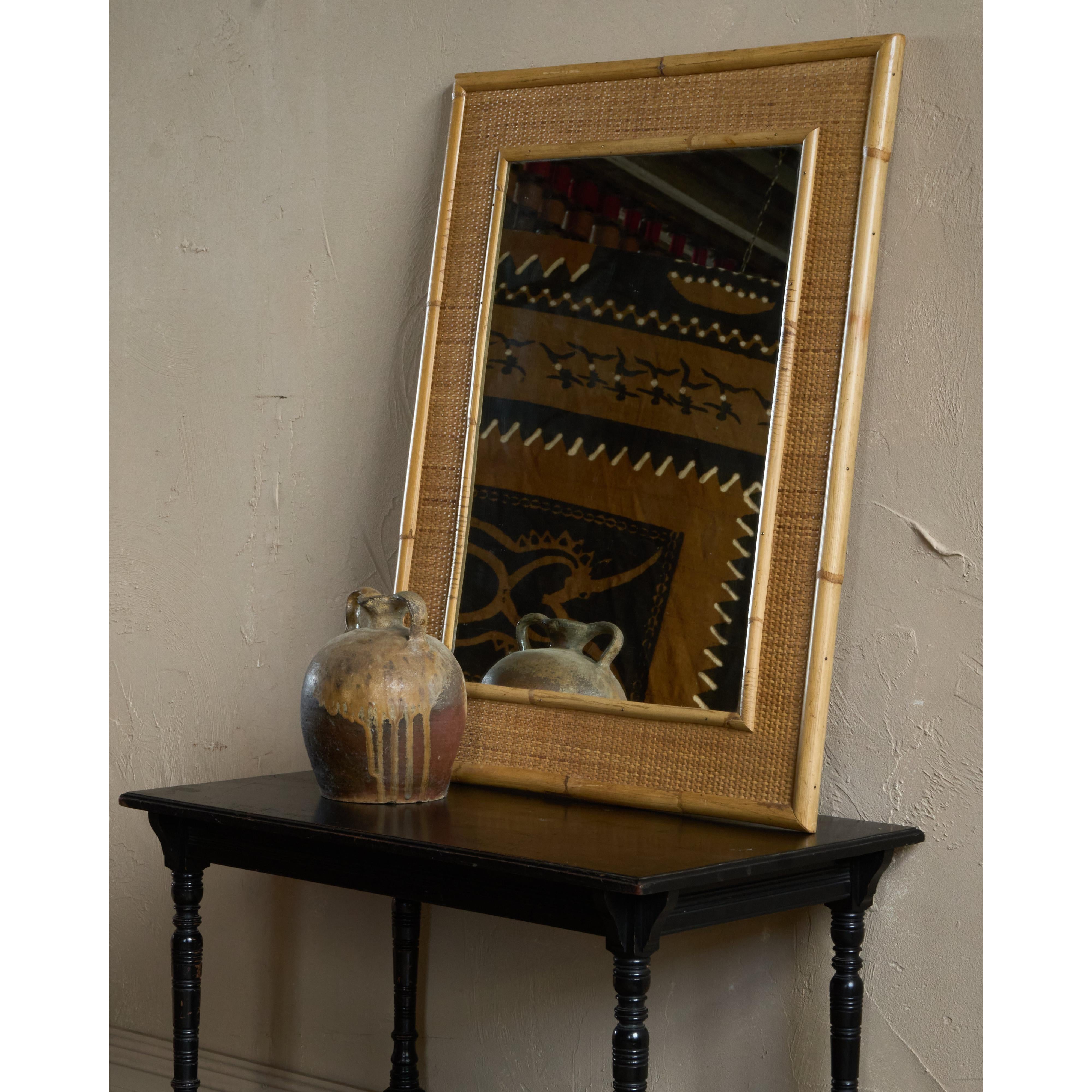 Bamboo and Rattan Mirror - Att' to Dal Vera – KONTRAST