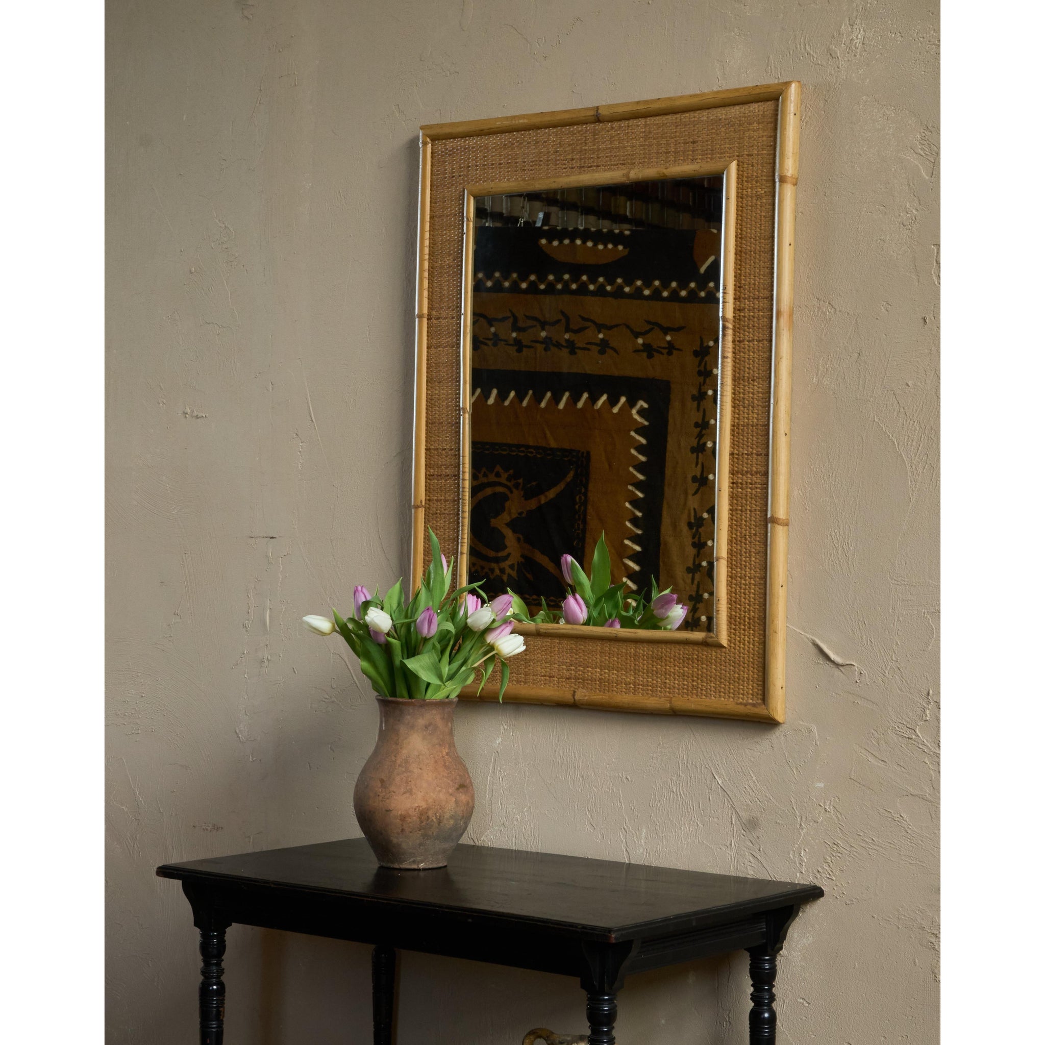Bamboo and Rattan Mirror - Att' to Dal Vera – KONTRAST Bamboo and Rattan Mirror - Att' to Dal Vera – KONTRAST