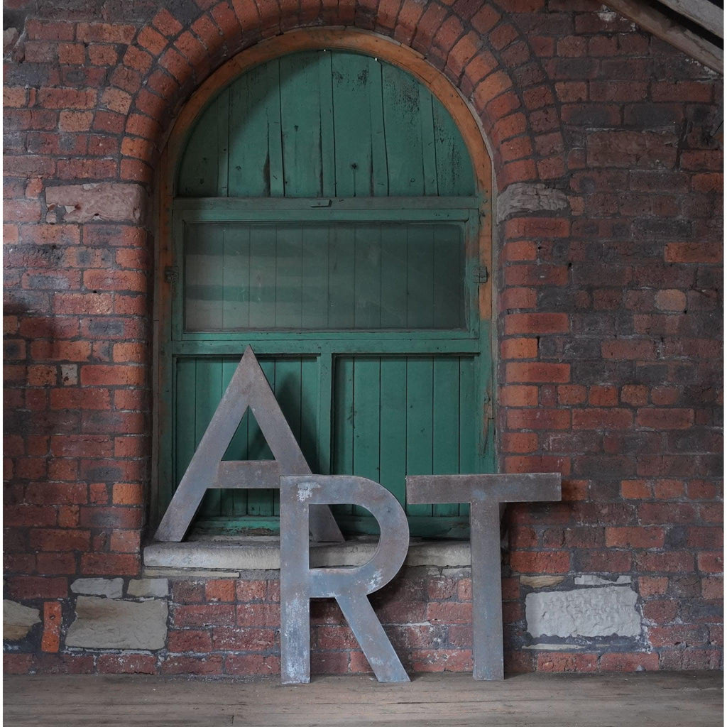 Distressed Metal Letters, ART-KONTRAST