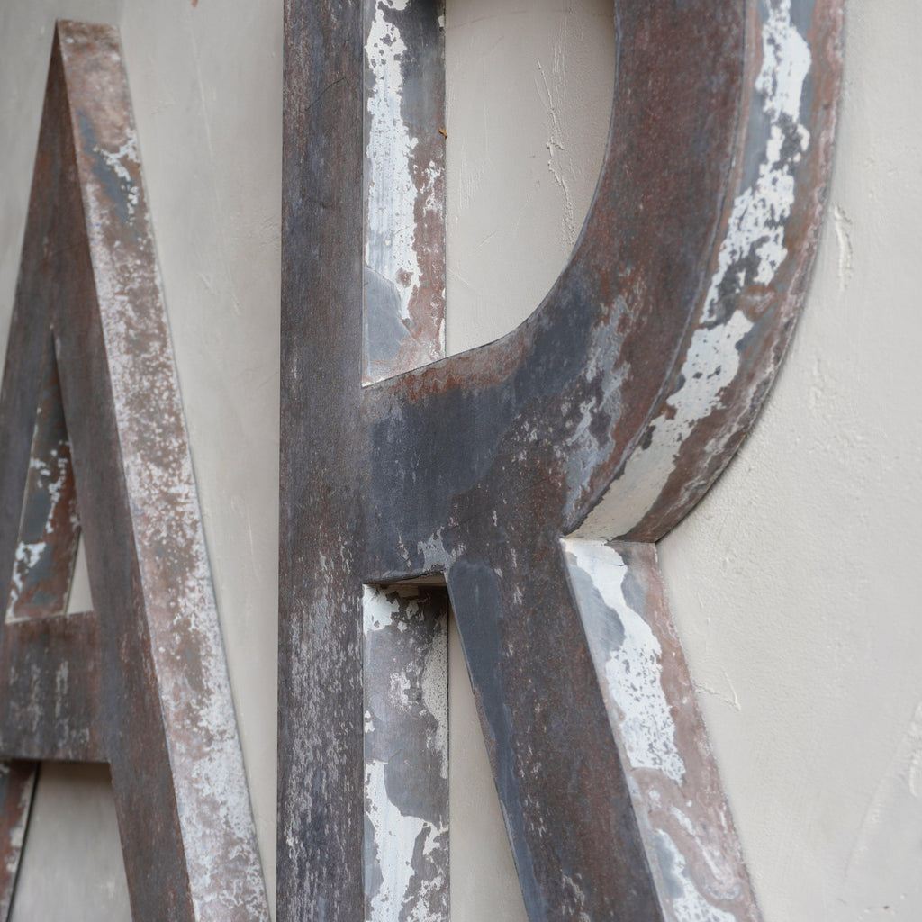 Distressed Metal Letters, ART-KONTRAST