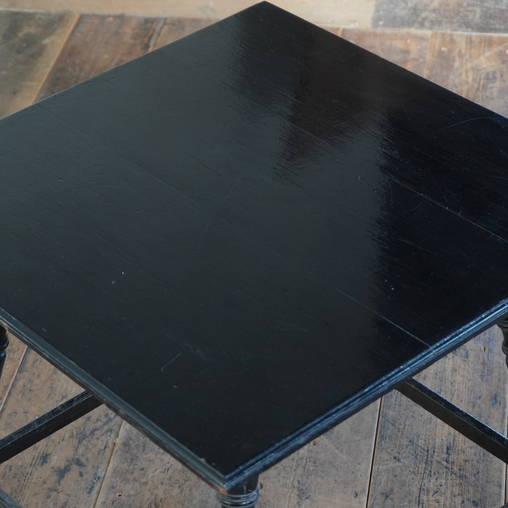 Ebonised Side Table by Hindley and Sons.-KONTRAST