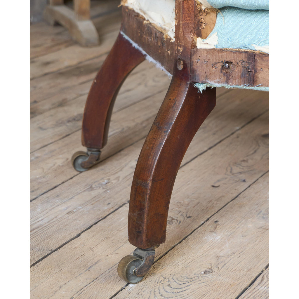 Edwardian Wingback Armchair-Antique Seating-KONTRAST