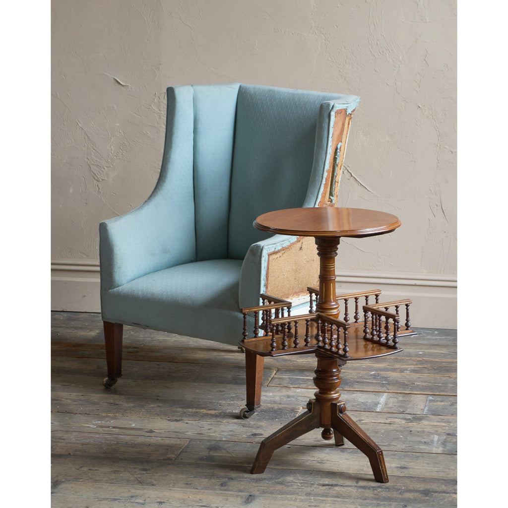 Edwardian Wingback Armchair-Antique Seating-KONTRAST