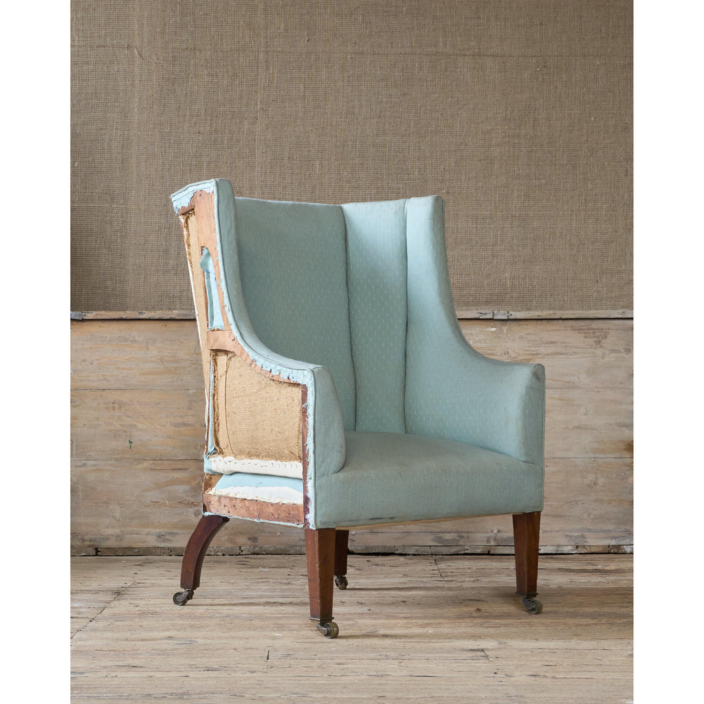 Edwardian Wingback Armchair-Antique Seating-KONTRAST