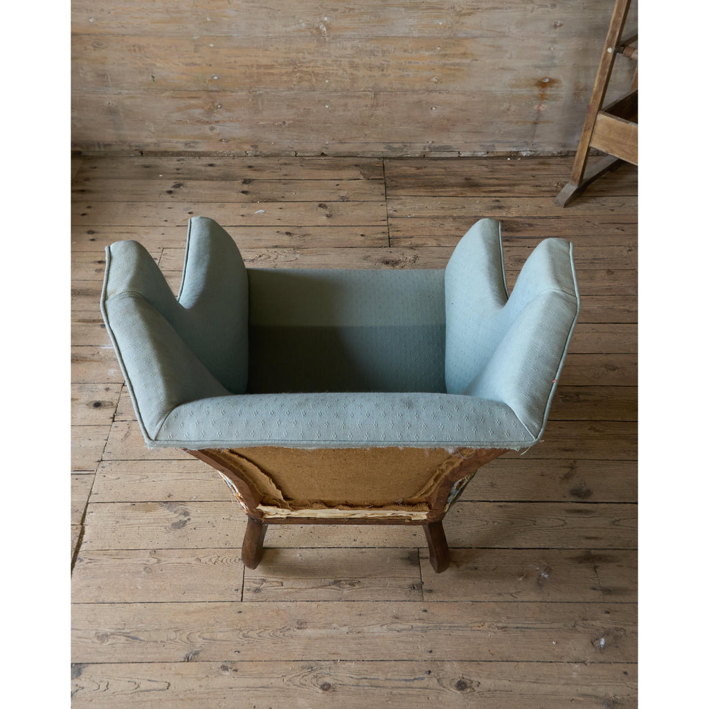 Edwardian Wingback Armchair-Antique Seating-KONTRAST