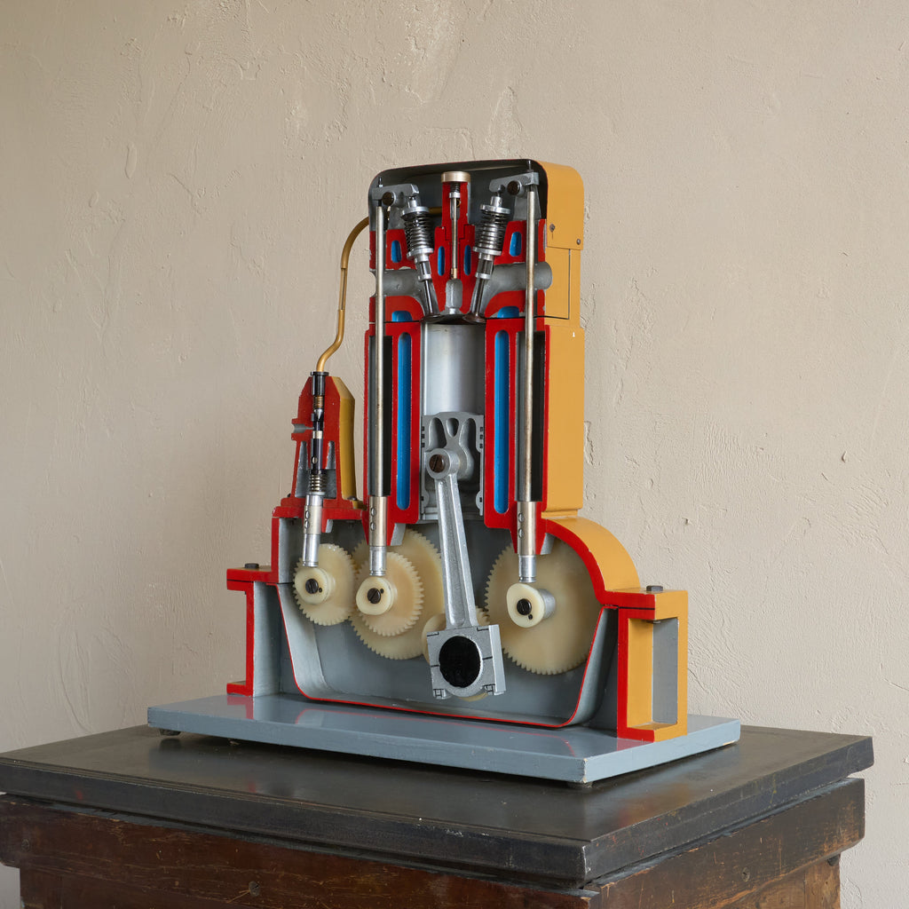 Engine model cut away teaching aid-Vintage Decor / Accessories-KONTRAST