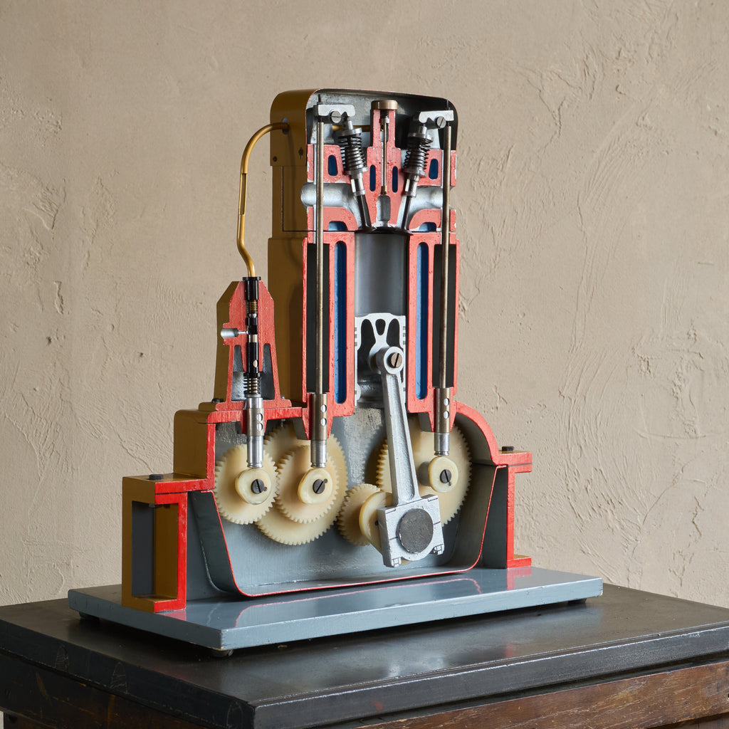 Engine model cut away teaching aid-Vintage Decor / Accessories-KONTRAST