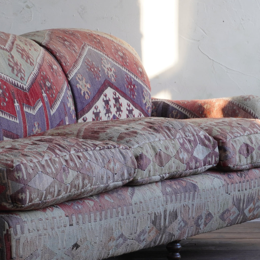 George Smith Kilim Sofa-Antique Seating-KONTRAST