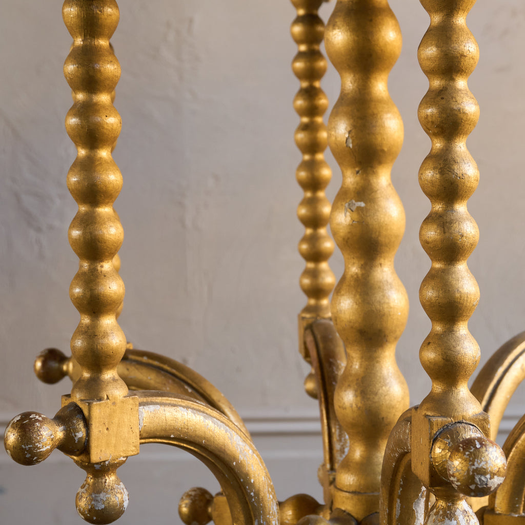Gilded Bobbin side table-Antique Tables-KONTRAST