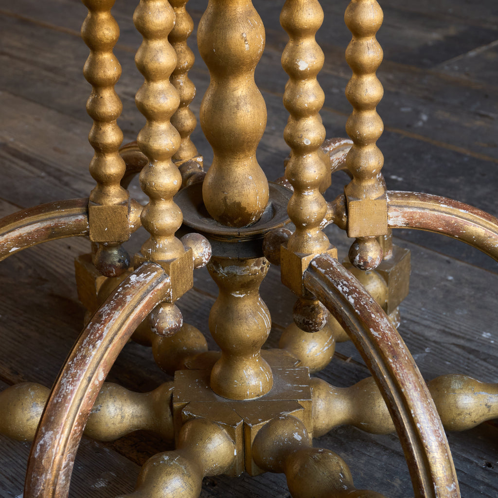 Gilded Bobbin side table-Antique Tables-KONTRAST