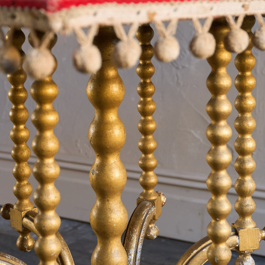 Gilded Bobbin side table-Antique Tables-KONTRAST