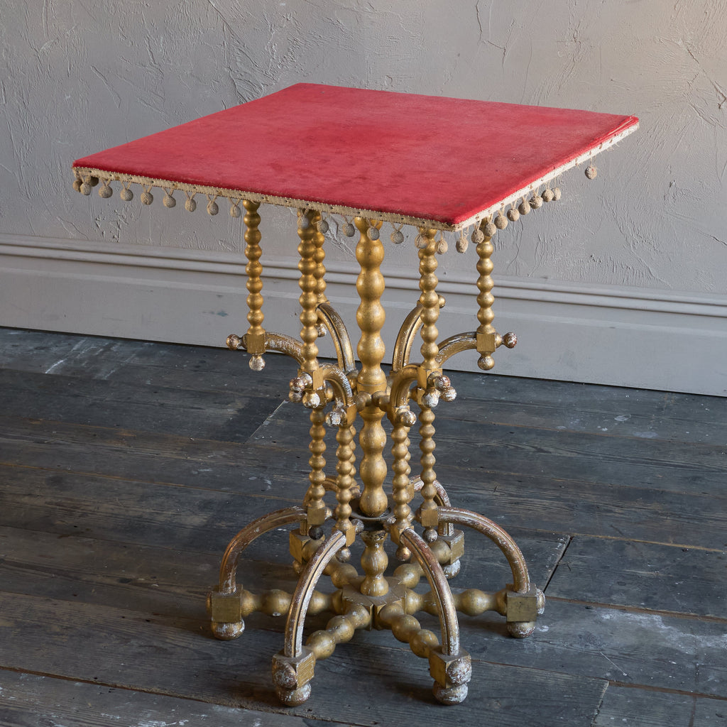 Gilded Bobbin side table-Antique Tables-KONTRAST