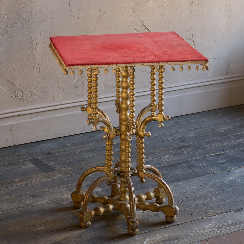 Gilded Bobbin side table-Antique Tables-KONTRAST