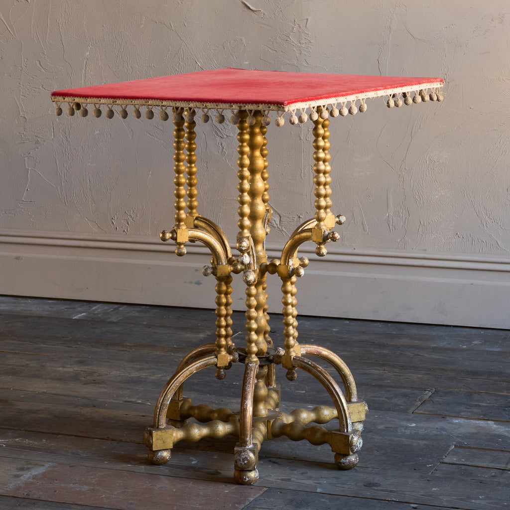 Gilded Bobbin side table-Antique Tables-KONTRAST