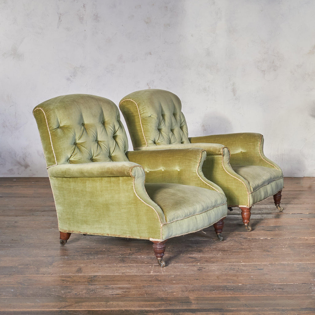 Hindley and Sons - Pair of Armchairs-Antique Seating-KONTRAST