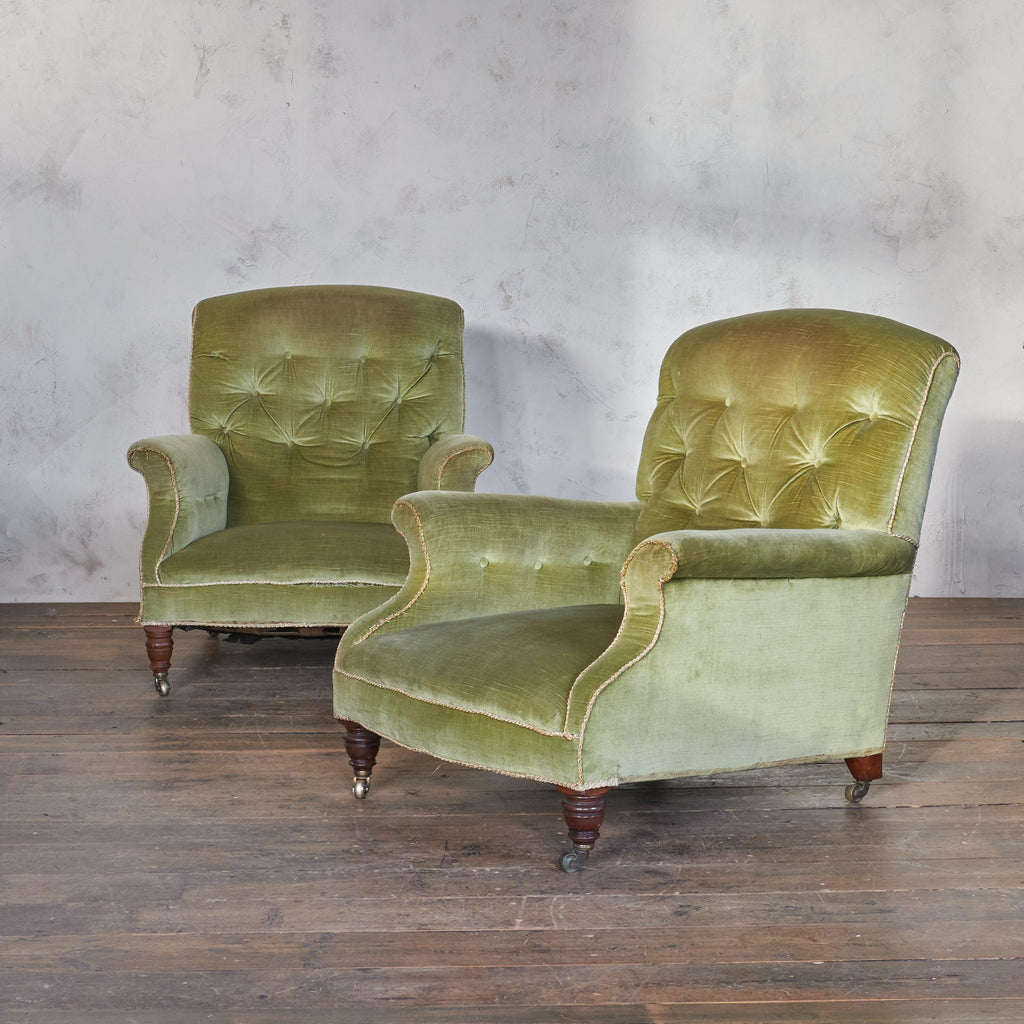 Hindley and Sons - Pair of Armchairs-Antique Seating-KONTRAST