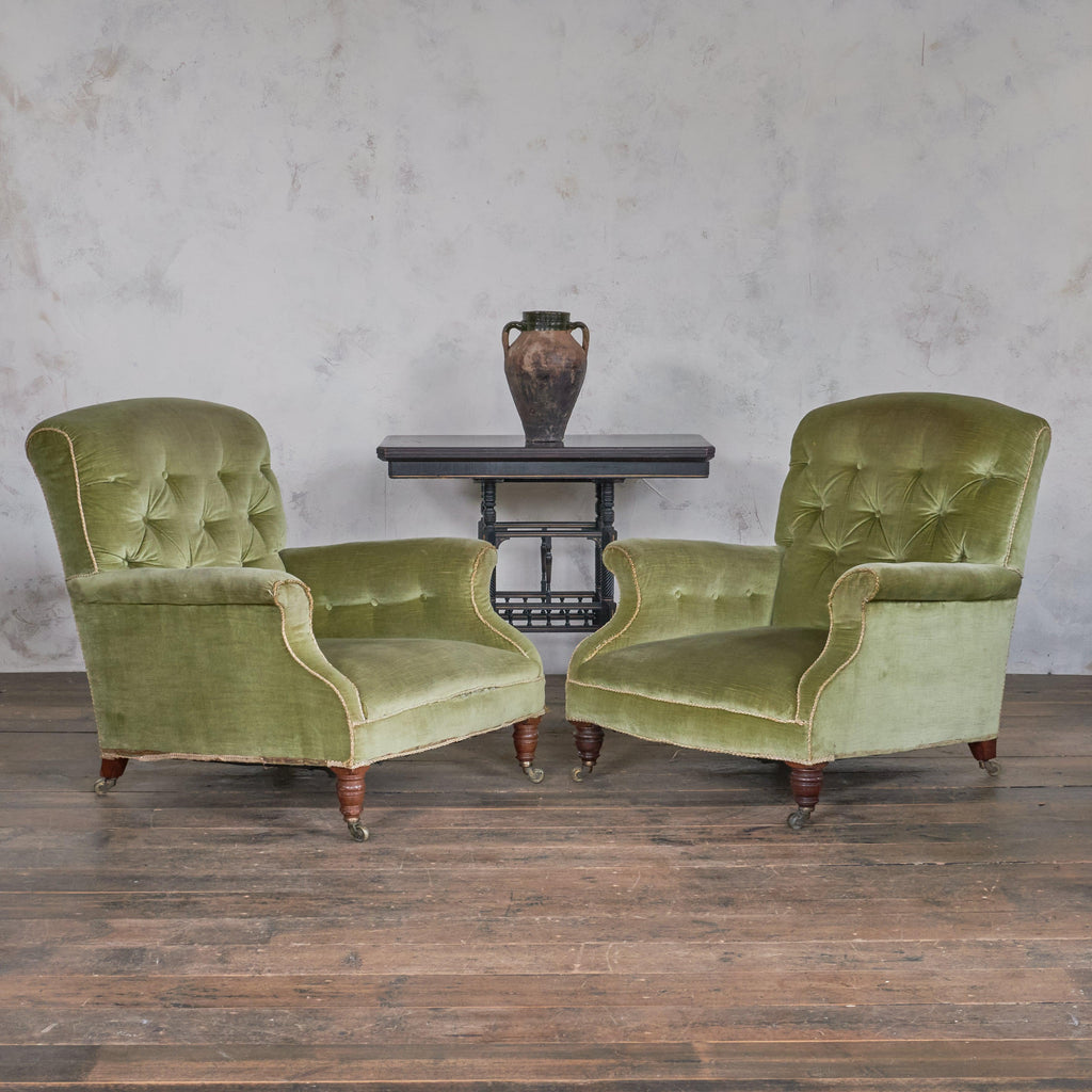 Hindley and Sons - Pair of Armchairs-Antique Seating-KONTRAST